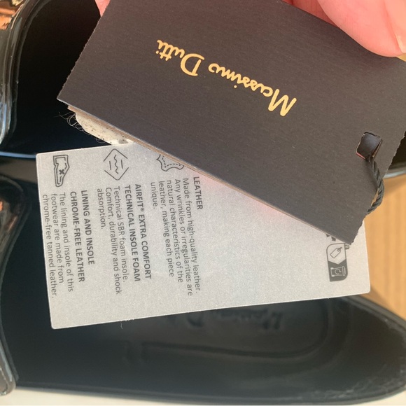 SOLD Black patent leather square toe loafers - NEW - Picture 5 of 6